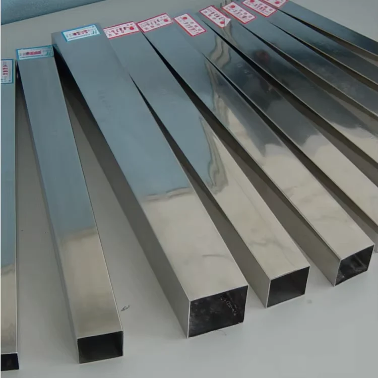 304 316L Stainless Steel Square Rectangular Tube BA Surface ERW Welded Factory Direct Supplier