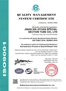 Company and product quality certificates