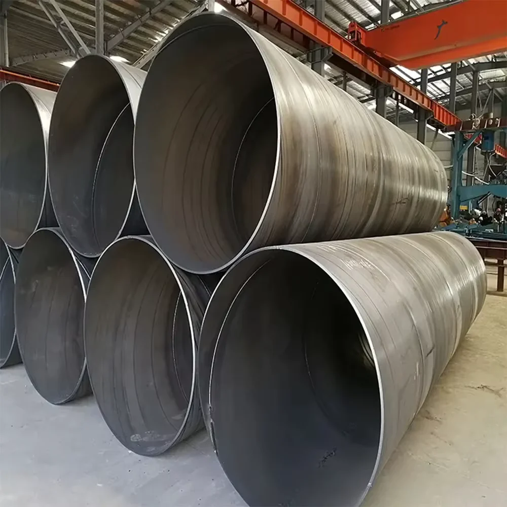 API 5L GR.B Spiral Welded Steel Pipe ASTM A252 Manufacturer