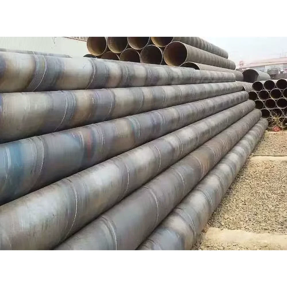 API 5L GR.B Spiral Welded Steel Pipe ASTM A252 Manufacturer