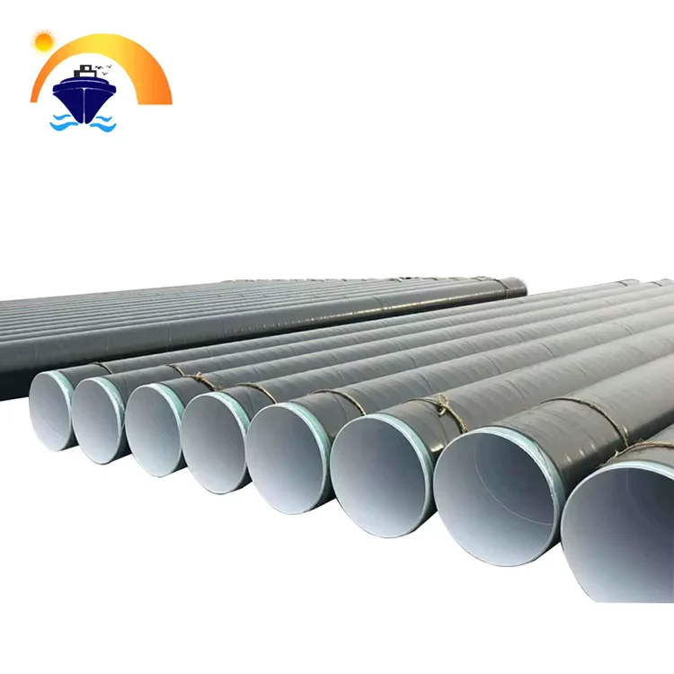 API 5L Grade B SSAW Spiral Welded Steel Pipe Black Painted Supplier