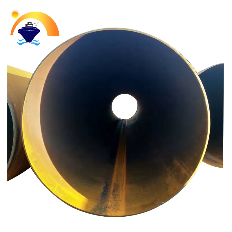 API 5L Grade B SSAW Spiral Welded Steel Pipe Black Painted Supplier