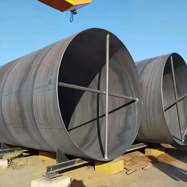 API 5L X70 X52 SSAW Spiral Welded Steel Pipe OD 219-4064mm Manufacturer