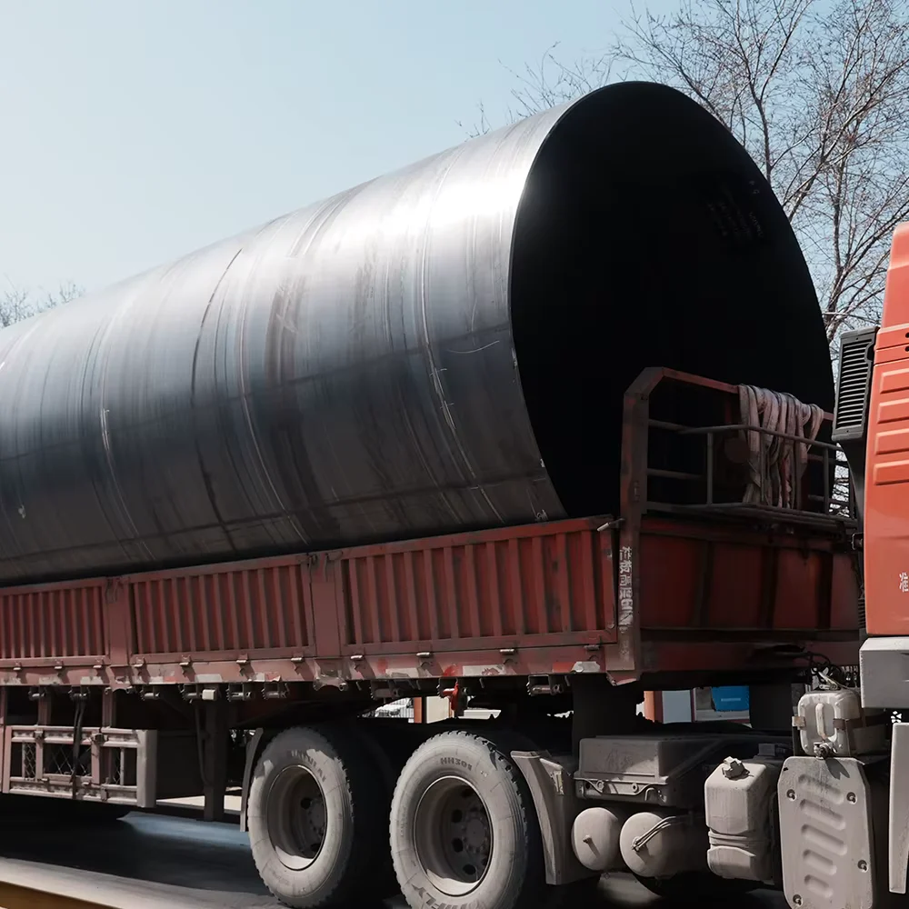 API 5L X70 X52 SSAW Spiral Welded Steel Pipe OD 219-4064mm Manufacturer