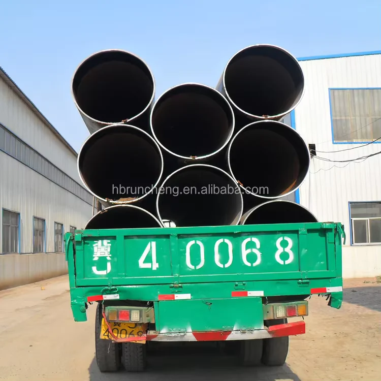 ASTM A252 Gr.3 SSAW Steel Pipe Manufacturer OD 21.3-914.4mm WT 4-60mm