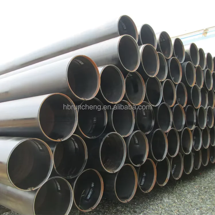 ASTM A252 Gr.3 SSAW Steel Pipe Manufacturer OD 21.3-914.4mm WT 4-60mm