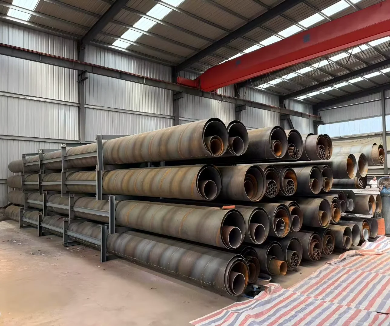 ASTM A36 SSAW Spiral Steel Pipe 0.5-40mm Wall Thickness Manufacturer Supplier