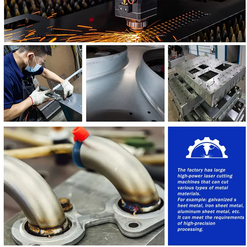 Carbon Steel Stainless Aluminum Sheet Metal Fabrication Custom CNC Processing Supplier