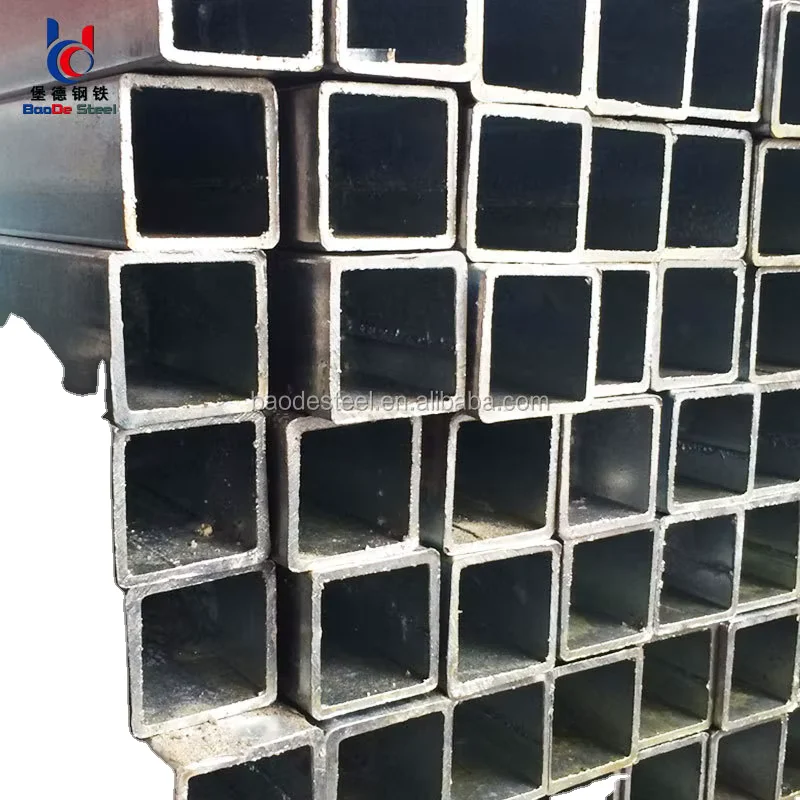 Gr.B S235 S355 Galvanized Square Steel Tube 19-800mm Manufacturer