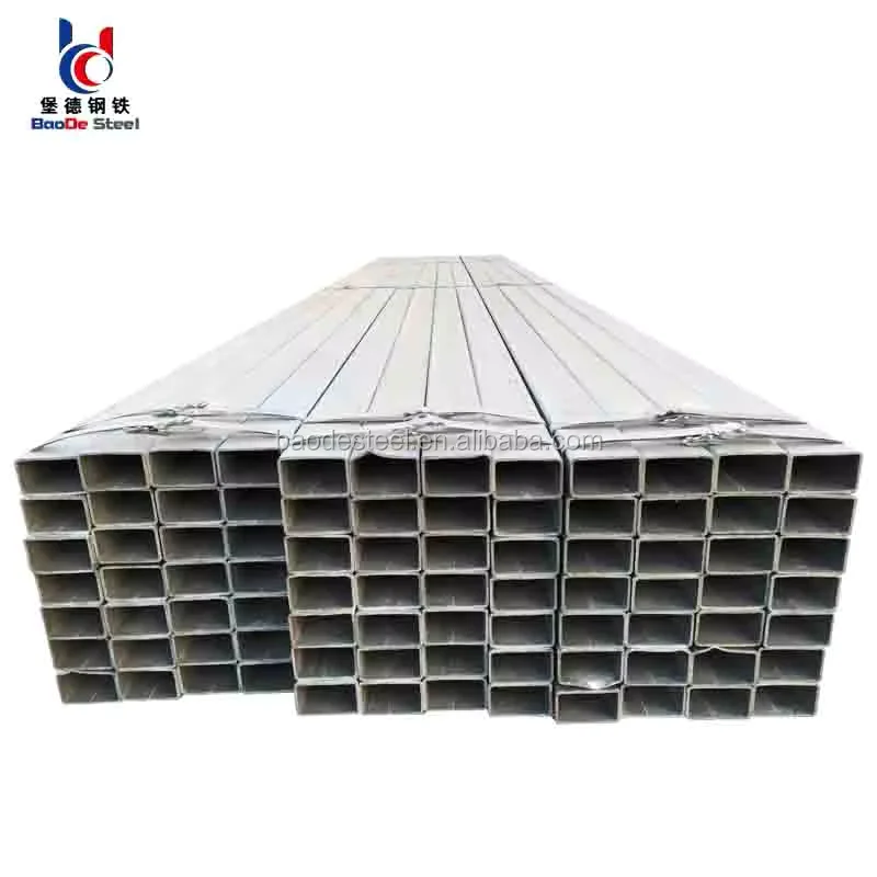 Gr.B S235 S355 Welded Square Rectangular Steel Tube SHS RHS Supplier