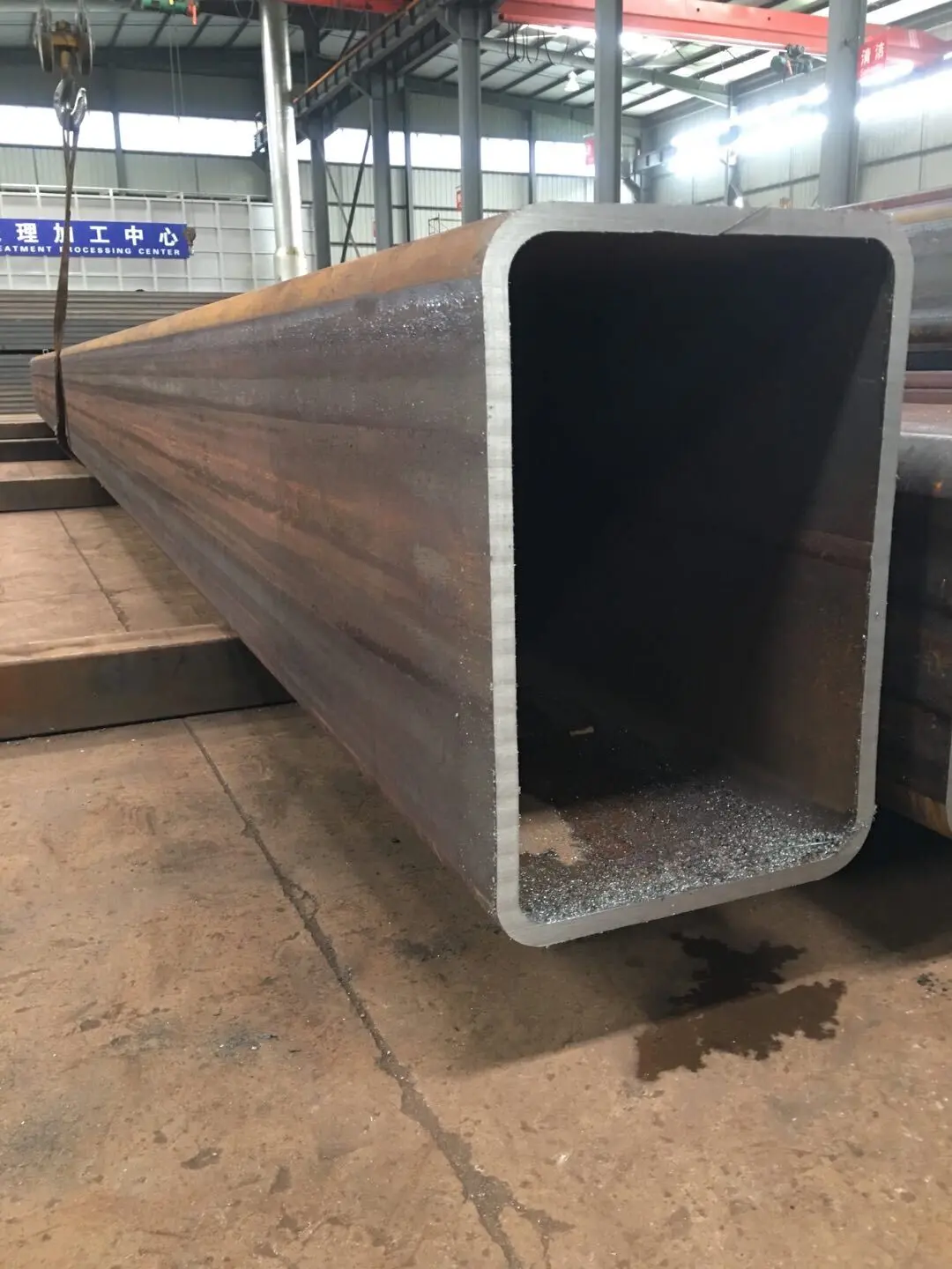 Industrial steel platform fabrication