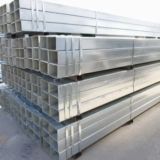 Q195 Q235 Galvanized Rectangular Steel Tube 40-80mm Z81-Z120 Factory Direct