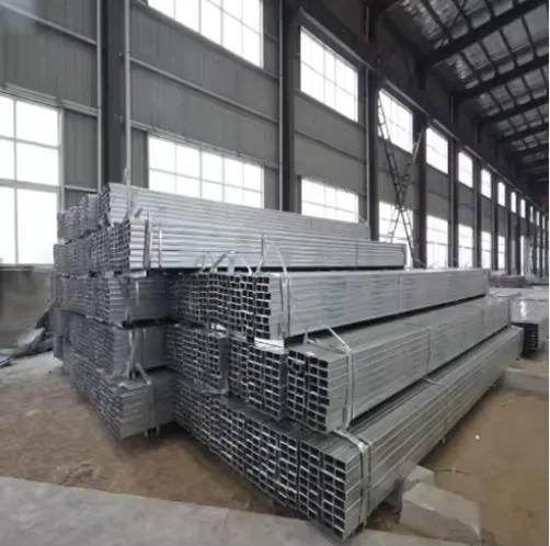 Q195 Q235 Q345B Pre-Galvanized Square Steel Tube 120g Zinc Factory Direct