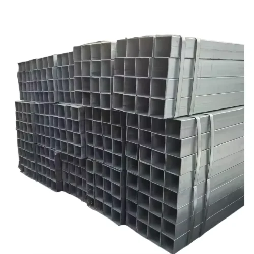 Q195 Q235 Q345B Pre-Galvanized Square Steel Tube 120g Zinc Factory Direct