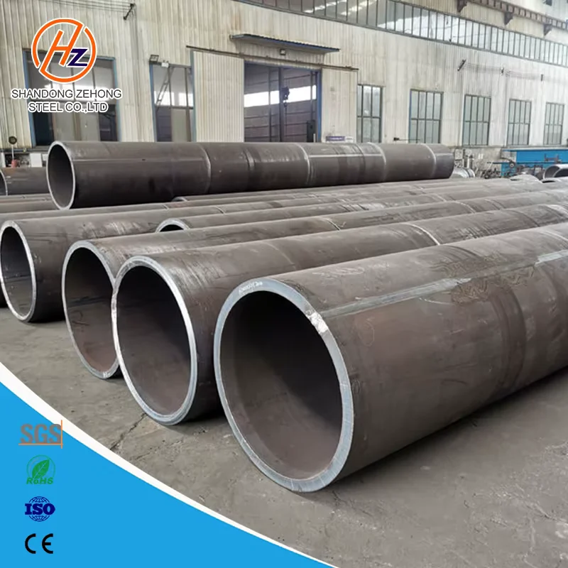 Q195-Q345 ERW Round Steel Pipe 10-700mm OD Manufacturer
