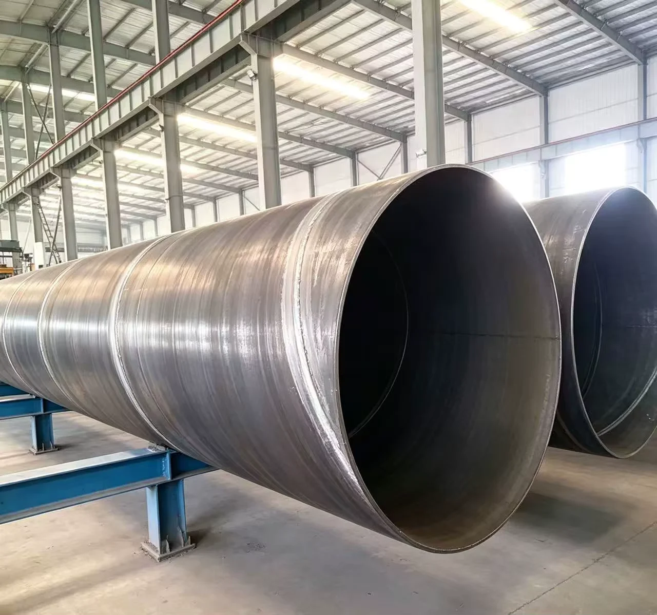 Q195 SSAW Spiral Welded Steel Pipe Factory Direct for Irrigation Pipeline Project