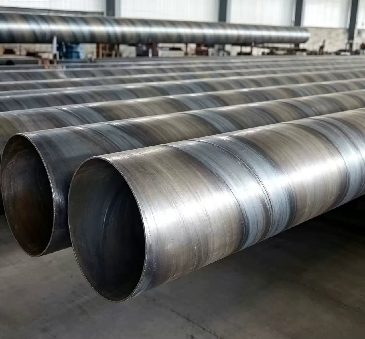 Q195 SSAW Spiral Welded Steel Pipe Factory Direct for Irrigation Pipeline Project