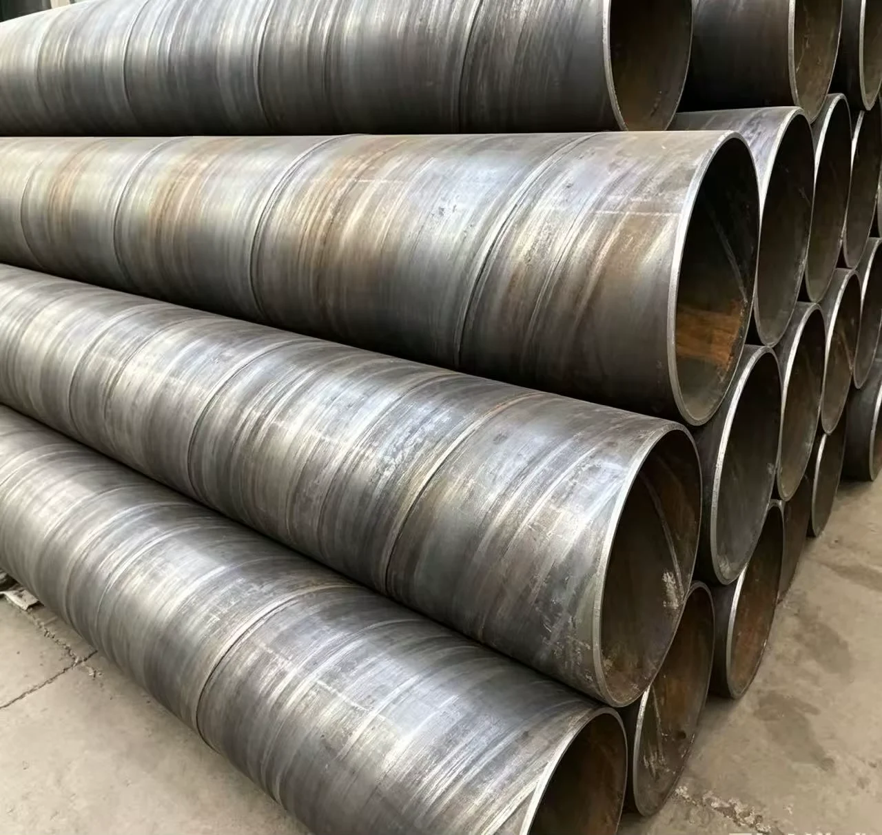 Q195 SSAW Spiral Welded Steel Pipe Factory Direct for Irrigation Pipeline Project