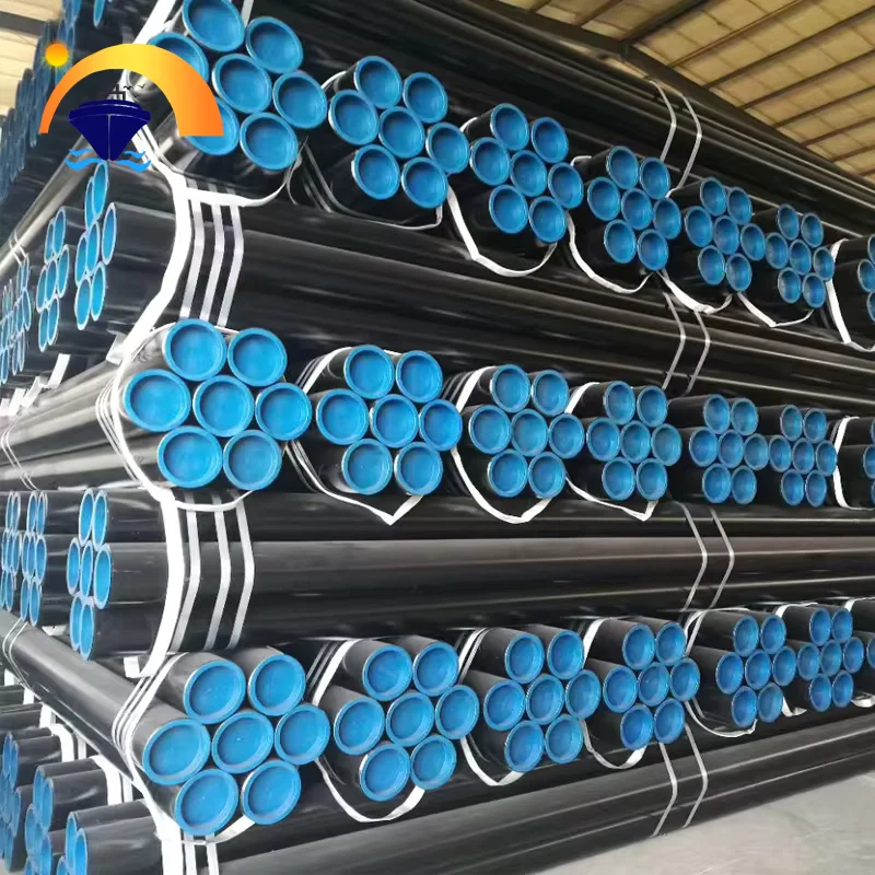 Q235 Black Carbon ERW Weld Steel Pipe BS Standard Factory Direct Supplier