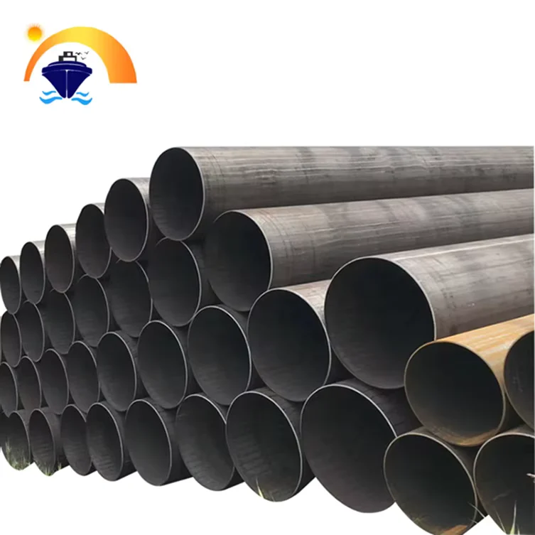 Q235 Black Carbon ERW Weld Steel Pipe BS Standard Factory Direct Supplier