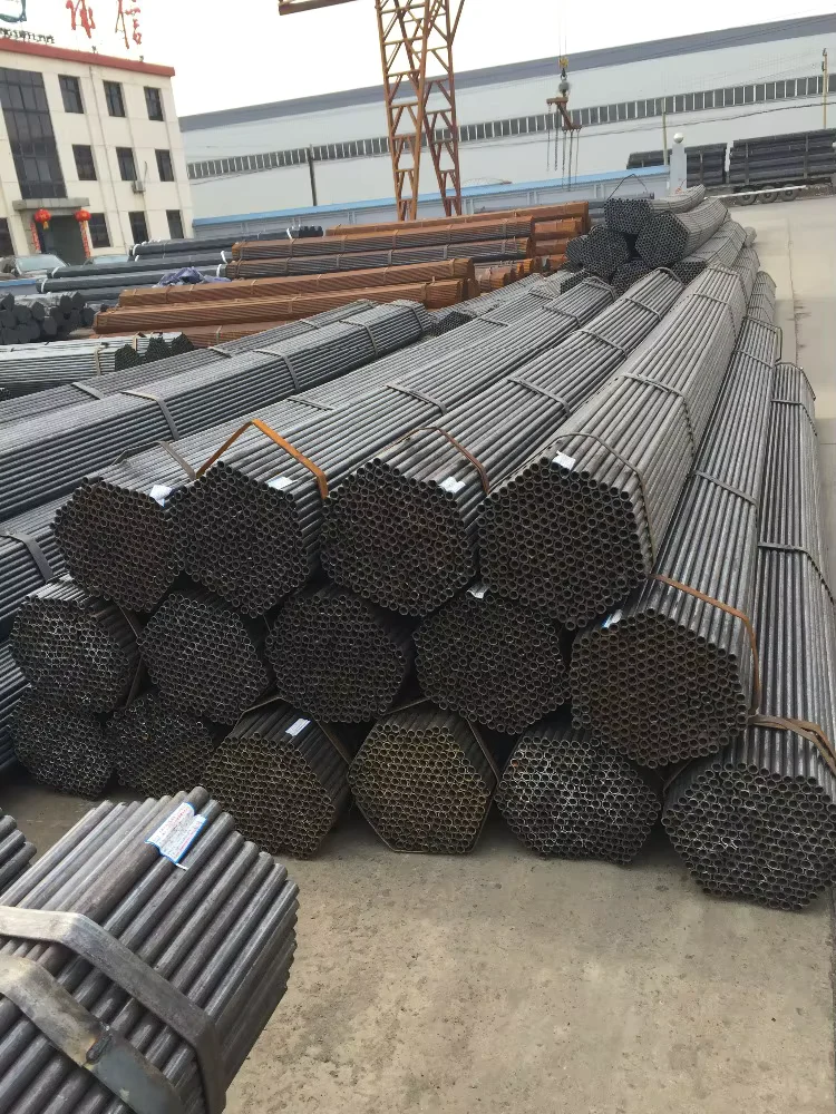 Q235 Q345 ERW Round Steel Pipe GB EN Standard Manufacturer