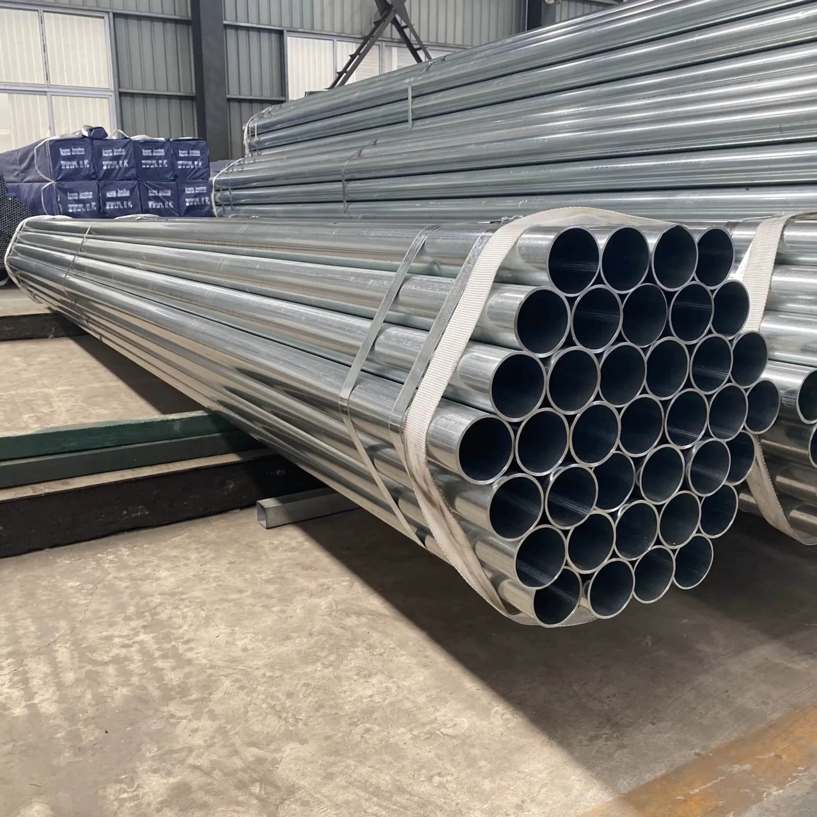 Q235 Q345 Galvanized Round Steel Pipe ASTM EN Supplier