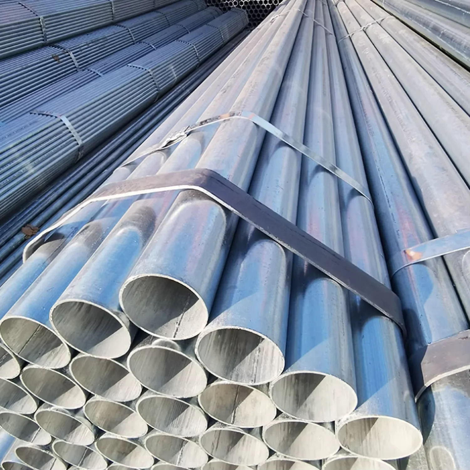Q235 Q345 Galvanized Round Steel Pipe ASTM EN Supplier