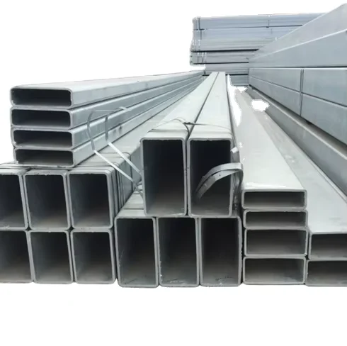 Q235 Q345 Galvanized Square Rectangular Steel Tube 0.8-20mm Manufacturer