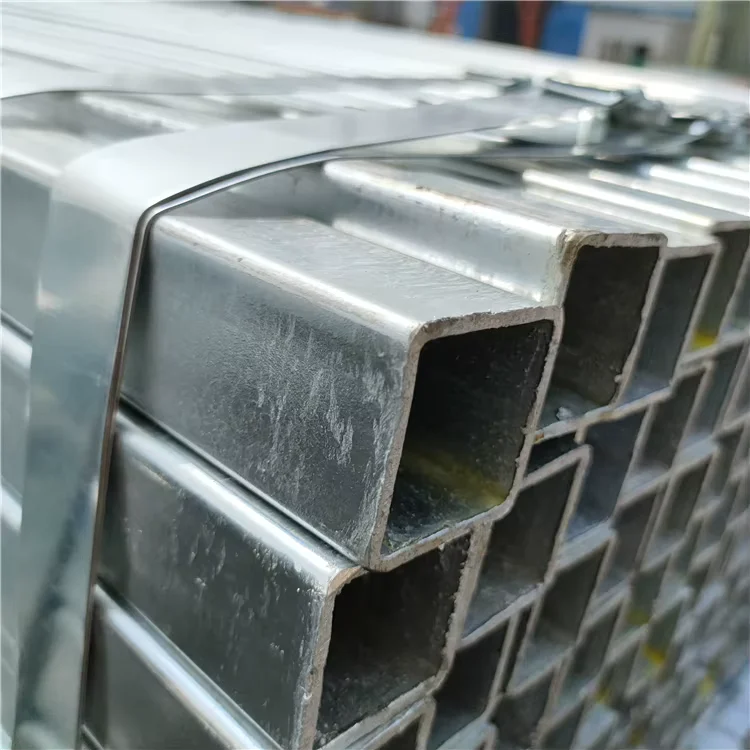 Q235 Q345 Galvanized Square Rectangular Steel Tube 0.8-20mm Manufacturer