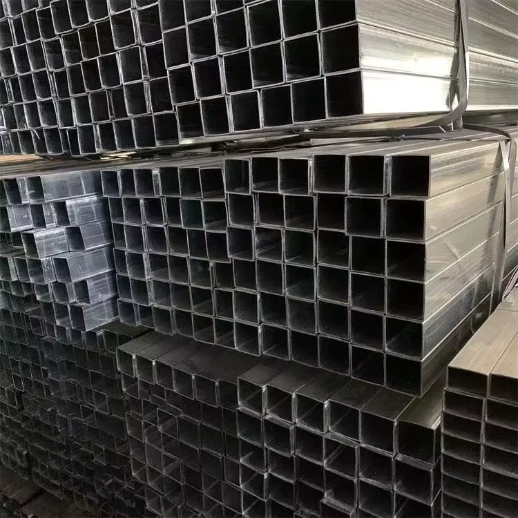 Q235 Q345 Galvanized Square Rectangular Steel Tube 1.2-15.7mm Manufacturer