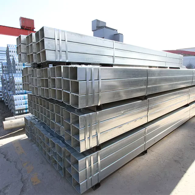 Q235 Q345 Galvanized Square Rectangular Steel Tube 10-1000mm Factory Direct