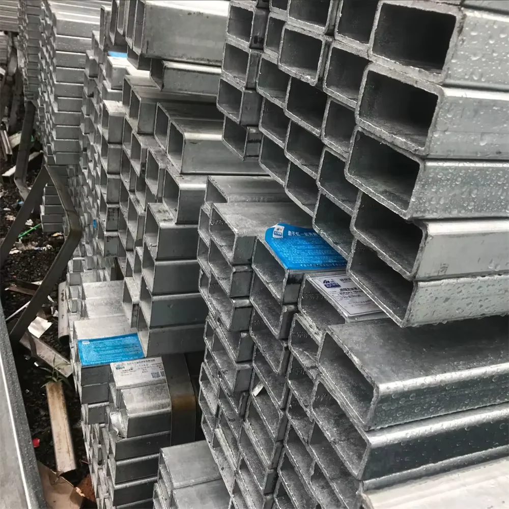 Q235 Q345 Galvanized Square Rectangular Steel Tube 20-500mm Factory Direct