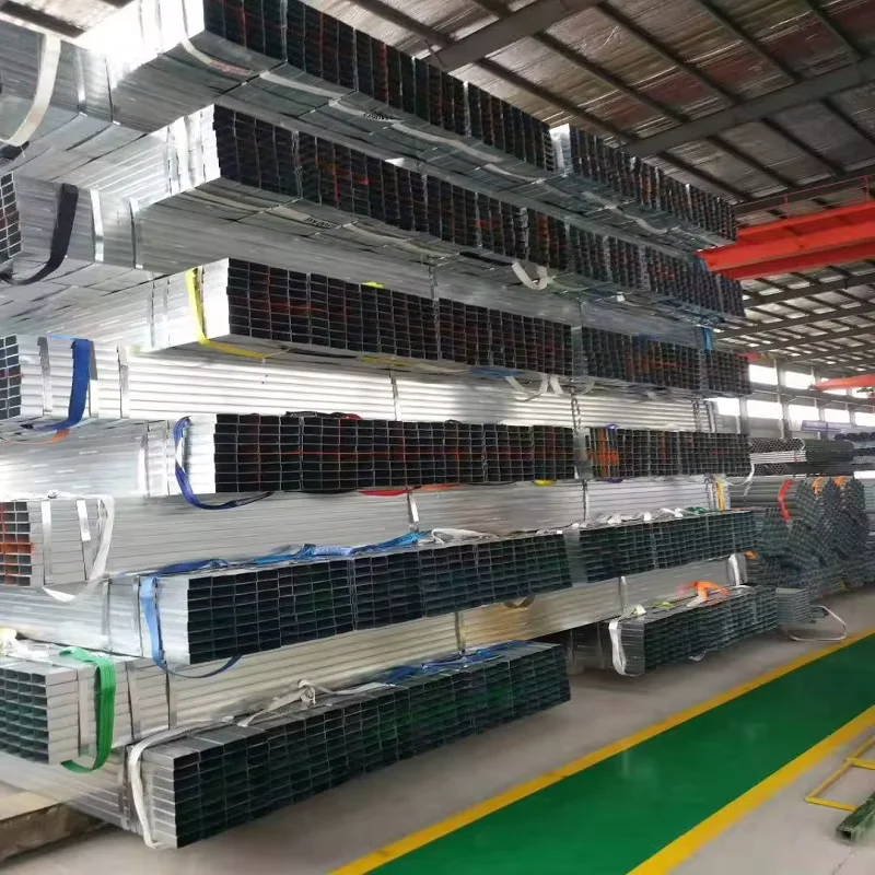 Q235 Q345 Galvanized Square Rectangular Steel Tube Laser Cutting Welding Factory