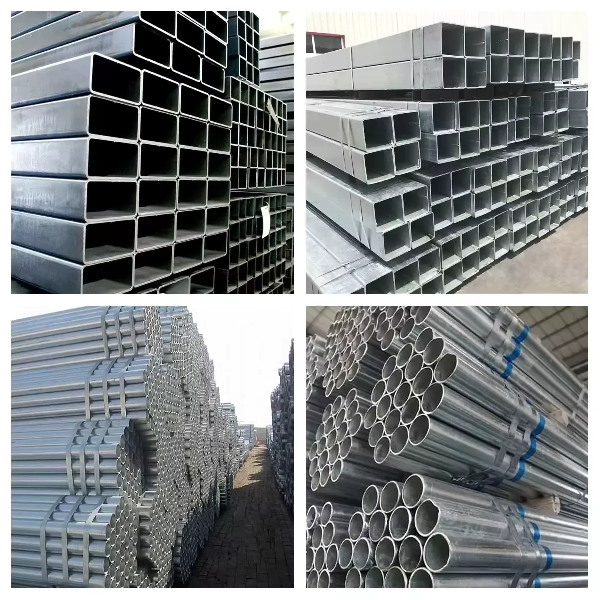 Q235 Q345 S235 S355 Galvanized Square Steel Tube 40x40mm Factory