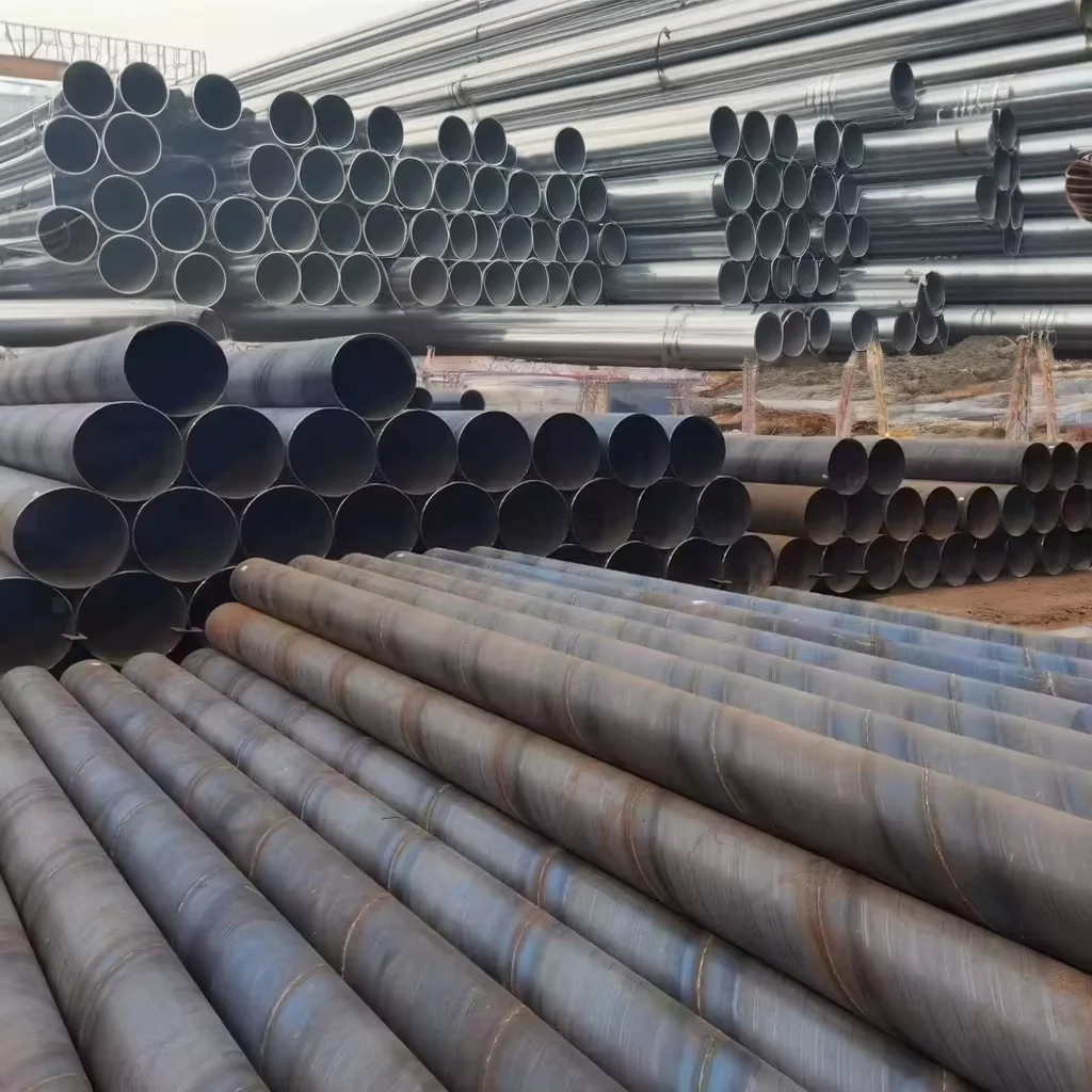 Q235 Q345 S355JR ERW Round Steel Pipe 9 Inch API JIS CE Manufacturer