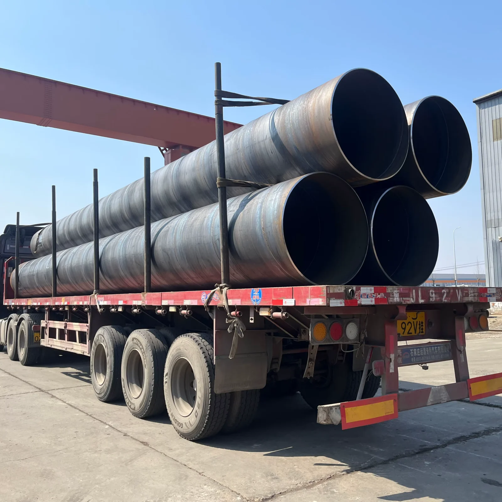 Q235 Q345 SSAW Spiral Welded Steel Pipe API 5L Manufacturer