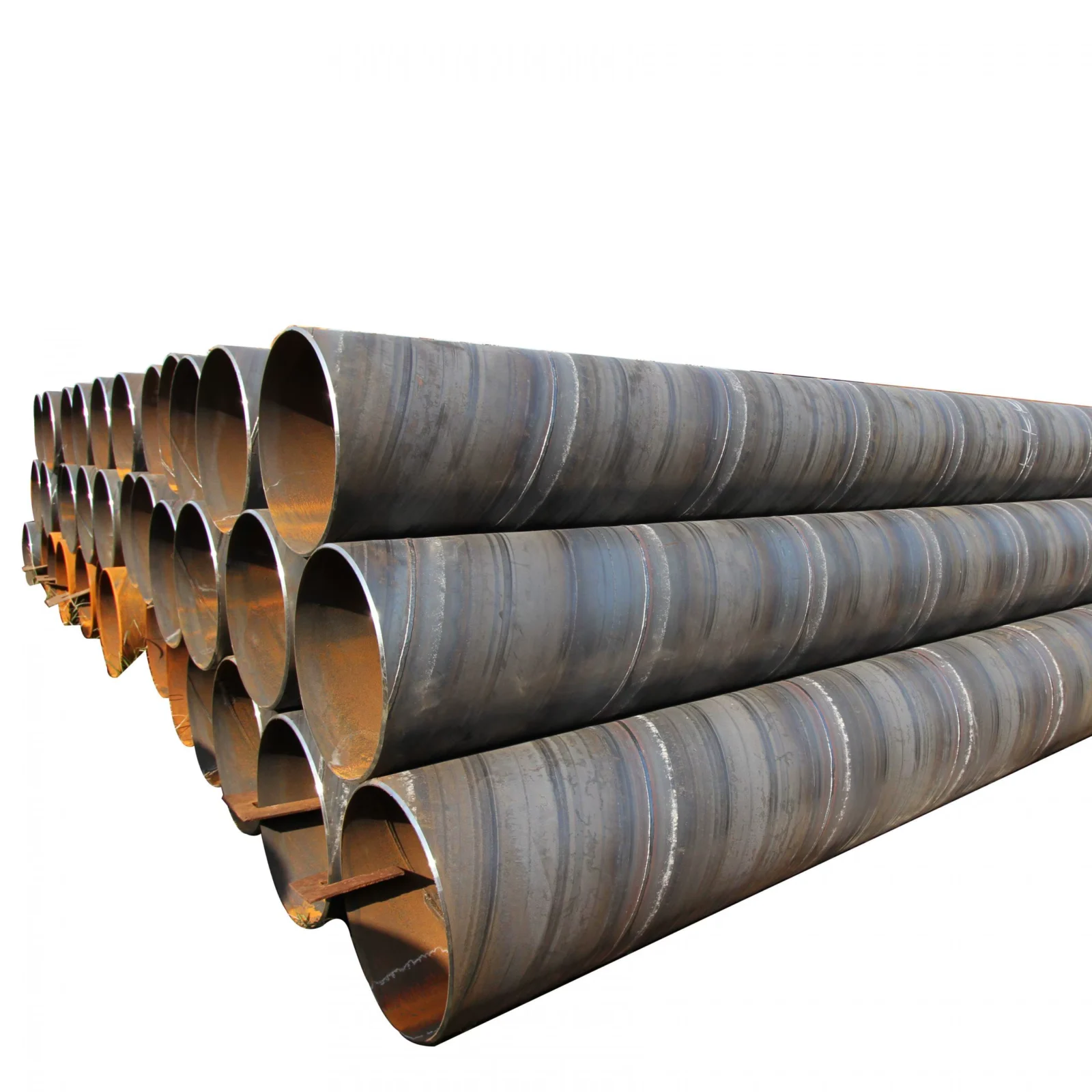 Q235 Q345 SSAW Spiral Welded Steel Pipe API 5L OD 219-3050mm Supplier