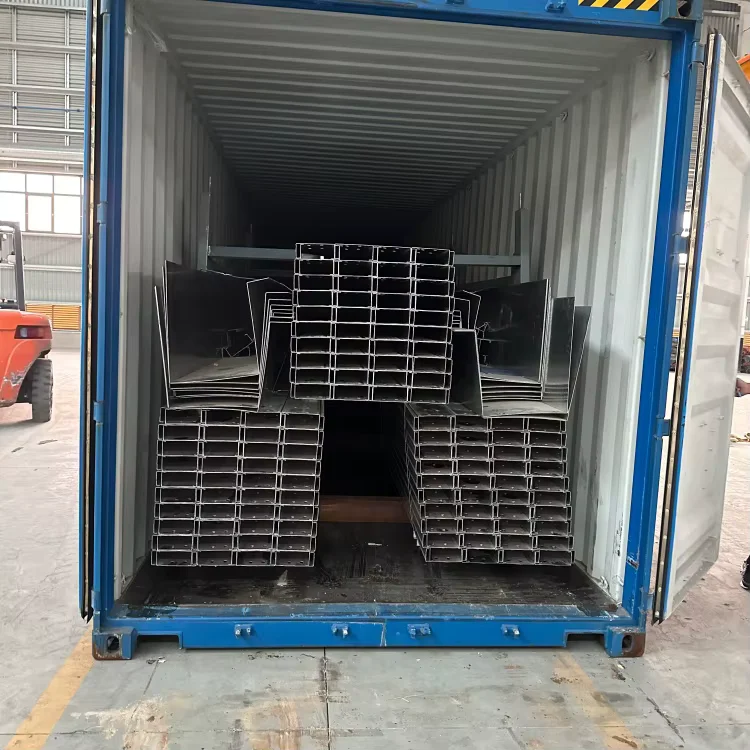 Q235 Q355 C Purlin Steel Drilling Cutting Service Factory