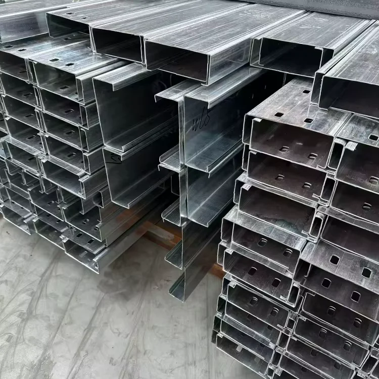 Q235 Q355 C Purlin Steel Drilling Cutting Service Factory