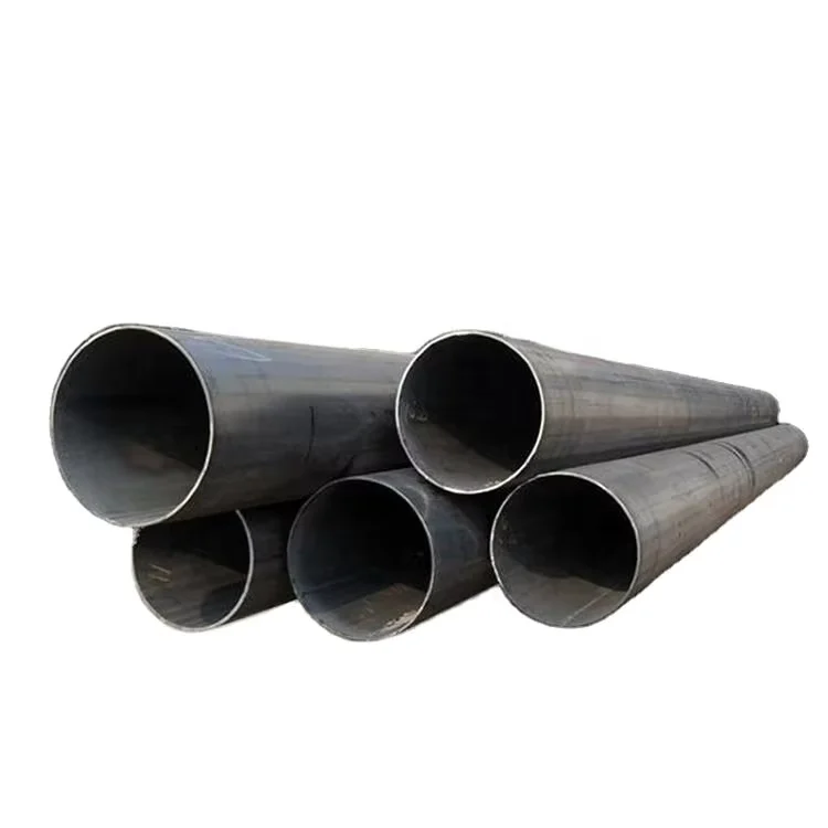 Q235 Q355 S355JR ERW Round Steel Pipe Manufacturer ASTM DIN GB Standard