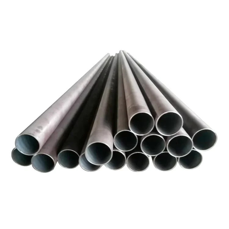 Q235 Q355 S355JR ERW Round Steel Pipe Manufacturer ASTM DIN GB Standard