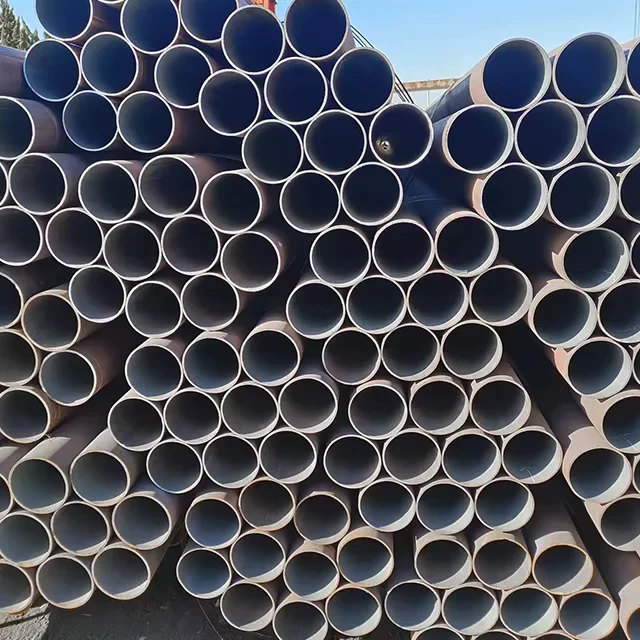 Q235 Q355 S355JR ERW Steel Pipe 10-700mm OD Factory Direct Supplier