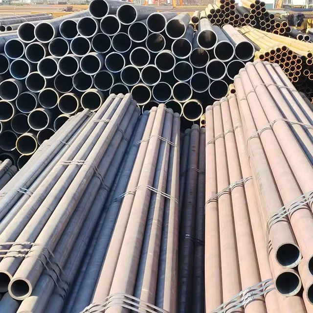 Q235 Q355 S355JR ERW Steel Pipe 10-700mm OD Factory Direct Supplier
