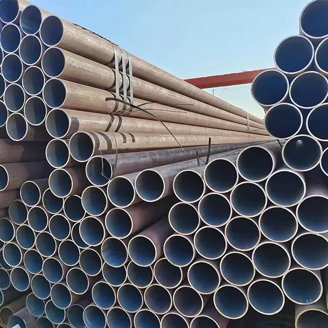 Q235 Q355 S355JR ERW Steel Pipe 10-700mm OD Factory Direct Supplier