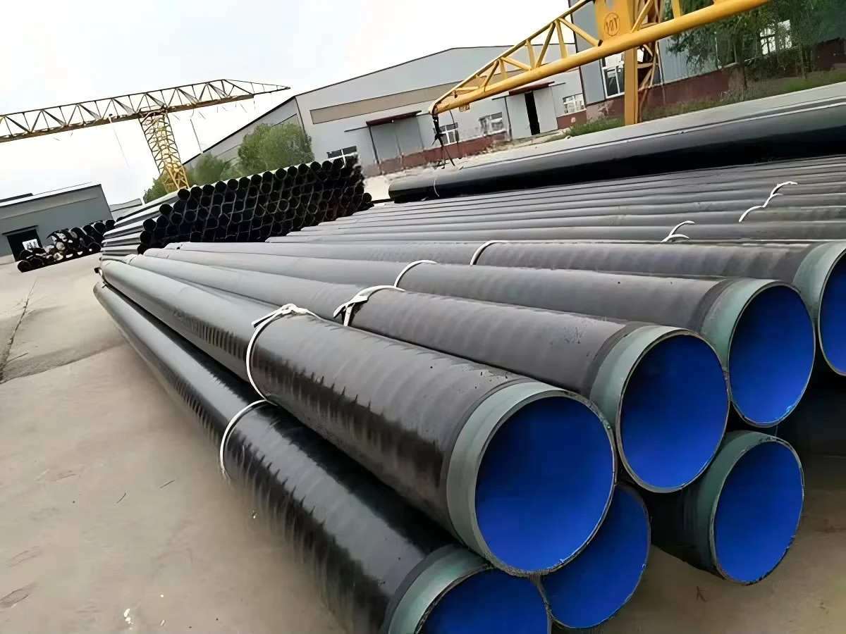 Q235 Q355 SSAW Coated Steel Pipe 3PE Lining Manufacturer