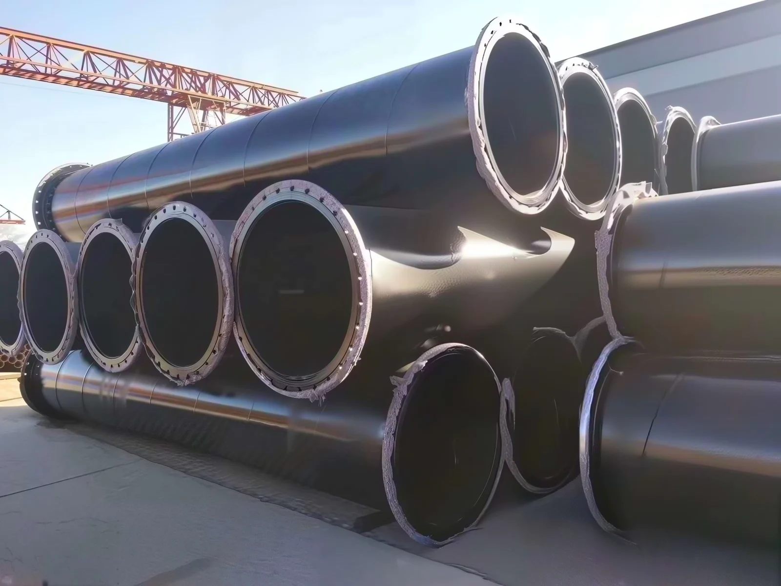 Q235 Q355 SSAW Coated Steel Pipe 3PE Lining Manufacturer