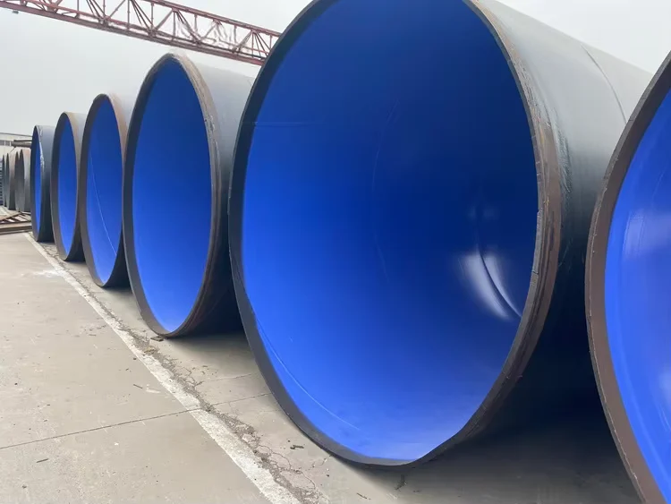 Q235 Q355 SSAW Coated Steel Pipe 3PE Lining Manufacturer