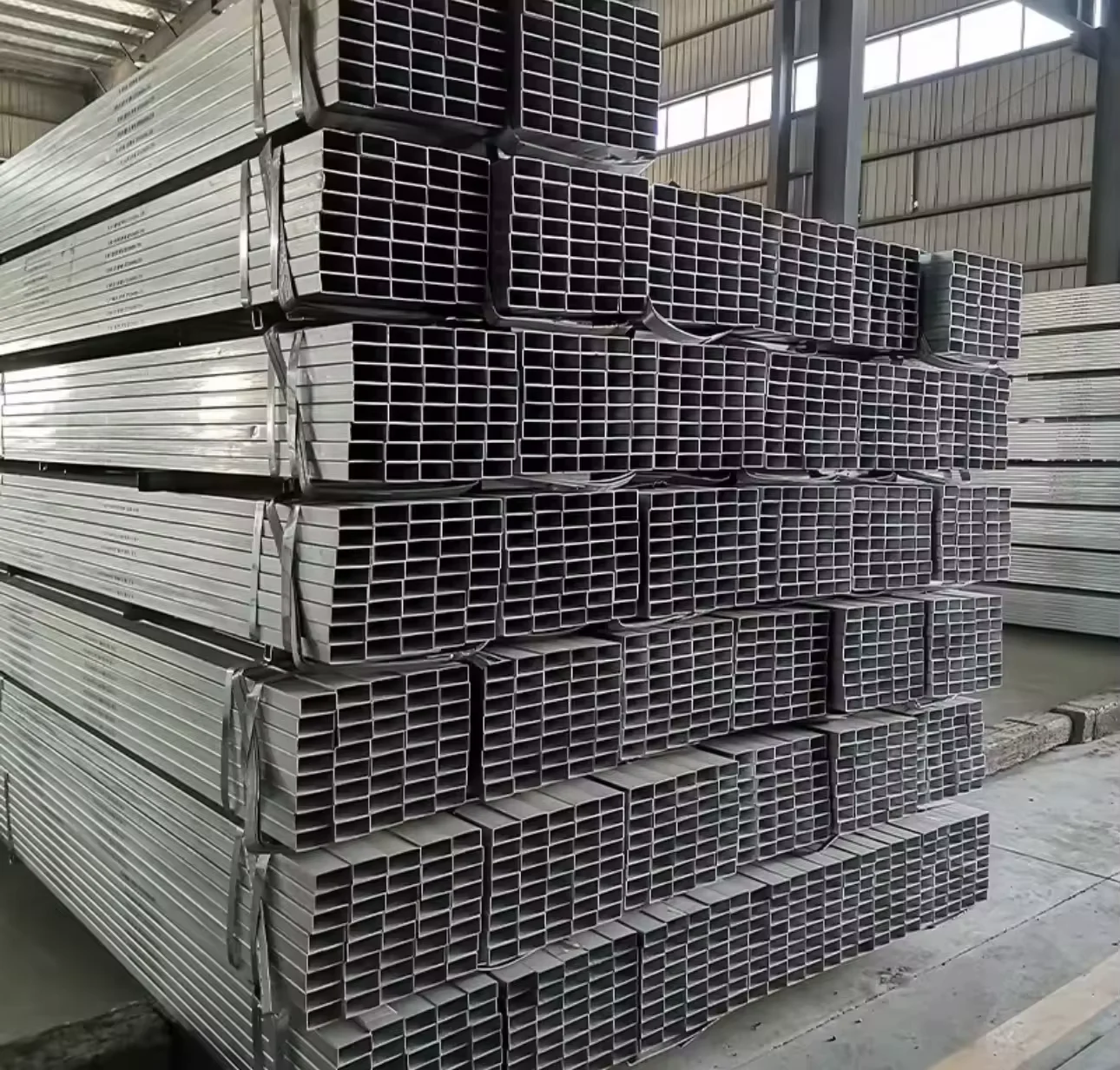 Q235 S235 SS400 Galvanized Square Rectangular Steel Tube Manufacturer