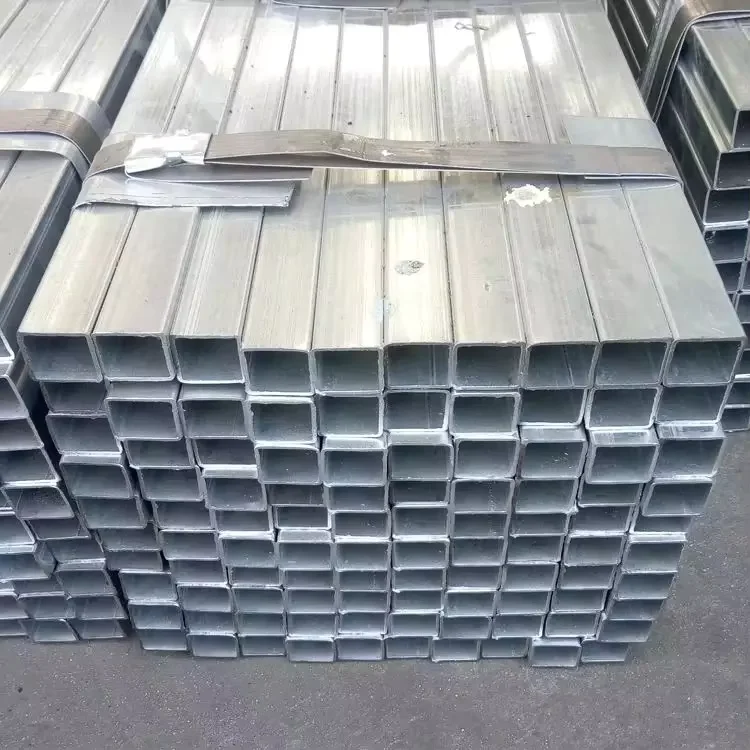 Q235 S235 SS400 Galvanized Square Steel Tube 0.5-80mm Wall Factory Direct
