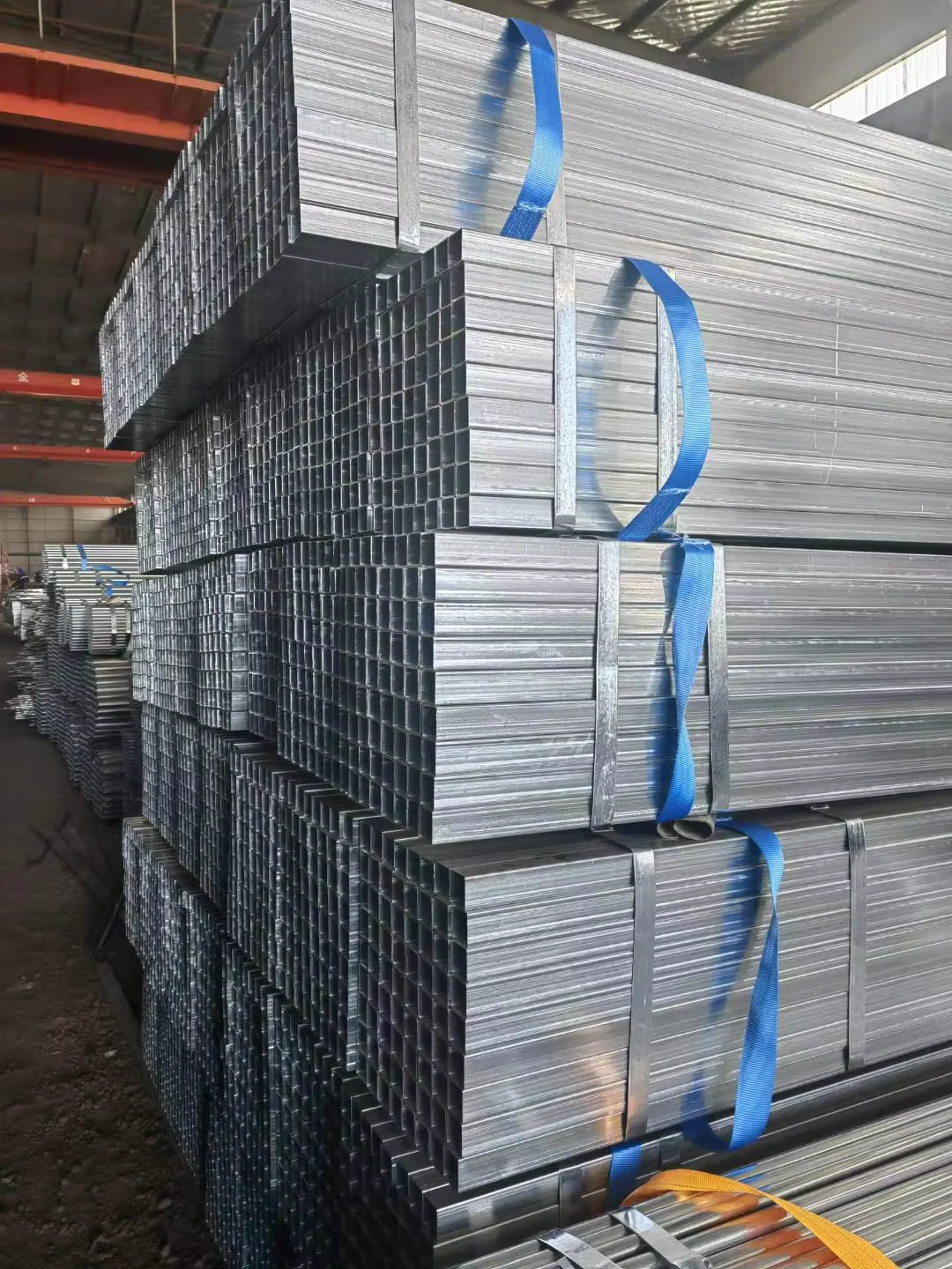 Q235 S235 SS400 Galvanized Square Steel Tube 0.5-80mm Wall Factory Direct
